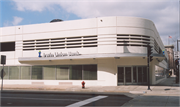 555 N PLANKINTON AVE, a Art/Streamline Moderne parking structure, built in Milwaukee, Wisconsin in 1946.