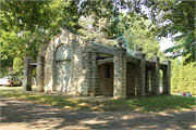 Burlington Cemetery Chapel, a Building.