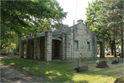 Burlington Cemetery Chapel, a Building.