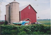 5762 CTH Q, R 1, a barn, built in Westport, Wisconsin in 1878.