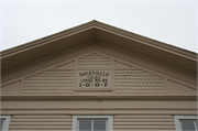 203 W DIVISION ST, a Front Gabled social recreational/fraternal hall, built in Rosendale, Wisconsin in 1891.