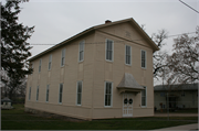 203 W DIVISION ST, a Front Gabled meeting hall, built in Rosendale, Wisconsin in 1891.