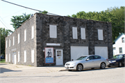 645 COLLEGE STREET, a Commercial Vernacular retail building, built in Milton, Wisconsin in 1921.