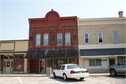 218-220 MERCHANT ROW, a Commercial Vernacular retail building, built in Milton, Wisconsin in 1899.