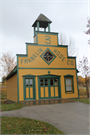 HERITAGE HILL STATE PARK, a Boomtown fire house, built in Allouez, Wisconsin in 1870.