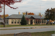 2143 S WEBSTER AVE, a Colonial Revival/Georgian Revival town hall, built in Allouez, Wisconsin in 1947.