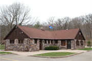 S5975 Park Road, DEVIL'S LAKE STATE PARK, a Rustic Style small office building, built in Baraboo, Wisconsin in 1939.