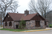 S5975 Park Road, DEVIL'S LAKE STATE PARK, a Rustic Style small office building, built in Baraboo, Wisconsin in 1939.