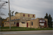 109 N MAIN, a Romanesque Revival brewery/distillery/winery, built in Burlington, Wisconsin in 1872.