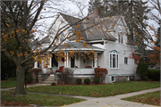 524 ADAMS ST, a Queen Anne house, built in Burlington, Wisconsin in .