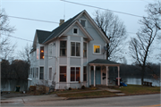 544-46 W CHESTNUT ST, a Queen Anne house, built in Burlington, Wisconsin in 1910.