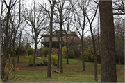 549 W CHESTNUT ST, a American Foursquare house, built in Burlington, Wisconsin in 1908.