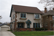 3945 N Harcourt Pl, a Craftsman house, built in Shorewood, Wisconsin in 1919.