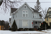 241 & 243 S EDWARD ST, a Queen Anne house, built in Burlington, Wisconsin in 1900.