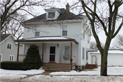 173 W STATE ST, a American Foursquare house, built in Burlington, Wisconsin in 1920.