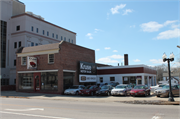 515 BROADWAY, a Commercial Vernacular automobile showroom, built in Baraboo, Wisconsin in 1915.