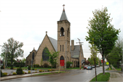 1417 CHURCH ST, a Early Gothic Revival church, built in Stevens Point, Wisconsin in 1892.