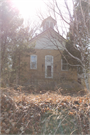 N7609 Airport Rd., a Front Gabled school-one to six room, built in Waterloo, Wisconsin in 1890.