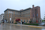 1408 STRONGS AVE, a Neoclassical hotel/motel, built in Stevens Point, Wisconsin in 1922.