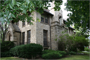 75 W DIVISION ST, a Queen Anne religious residence, built in Fond du Lac, Wisconsin in 1880.