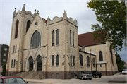 81 E 2ND ST, a Late Gothic Revival house of worship, built in Fond du Lac, Wisconsin in 1910.