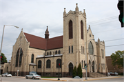 81 E 2ND ST, a Late Gothic Revival house of worship, built in Fond du Lac, Wisconsin in 1910.