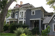133 W DIVISION ST, a Second Empire house, built in Fond du Lac, Wisconsin in 1870.