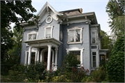 133 W DIVISION ST, a Second Empire house, built in Fond du Lac, Wisconsin in 1870.