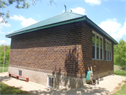 S4992 Elk Run Rd, a One Story Cube one to six room school, built in Liberty, Wisconsin in 1929.