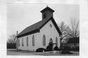 212 ANNE ST, a Early Gothic Revival house of worship, built in Mazomanie, Wisconsin in 1866.
