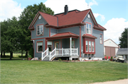 MUNICIPAL DR, a Queen Anne house, built in Greenville, Wisconsin in 1900.