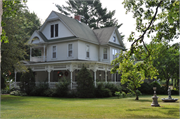 631 LEWIS AVE, a Queen Anne religious residence, built in Cashton, Wisconsin in 1896.