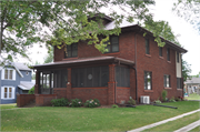 523 SOUTH ST, a American Foursquare house, built in Cashton, Wisconsin in 1910.