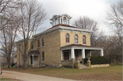 W1420 STATE HIGHWAY 59, a Italianate house, built in Palmyra, Wisconsin in 1860.