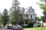 803 Clyman St., a Queen Anne house, built in Watertown, Wisconsin in 1896.