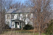 7105 NORTHWEST HWY, a Greek Revival house, built in Mukwonago (village), Wisconsin in 1858.