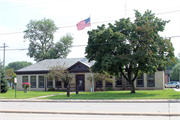 2143 S WEBSTER AVE, a Colonial Revival/Georgian Revival town hall, built in Allouez, Wisconsin in 1947.