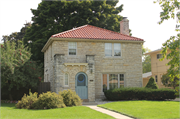 831 Orchard Street, a Spanish/Mediterranean Styles house, built in Racine, Wisconsin in 1936.