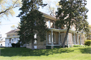 1838 W US HWY 14, a Italianate house, built in Janesville, Wisconsin in 1883.