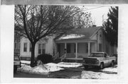 217 S PRAIRIE ST, a Greek Revival house, built in Stoughton, Wisconsin in 1855.