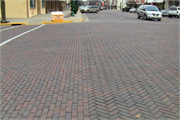 Delavan's Vitrified Brick Street, a Structure.