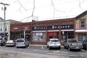 127-133 PARK PL, a Twentieth Century Commercial automobile showroom, built in Delavan, Wisconsin in 1919.