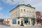 402-404 E MILL ST, a Italianate retail building, built in Plymouth, Wisconsin in 1894.