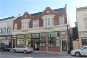 411-415 E MILL ST, a English Revival Styles garage, built in Plymouth, Wisconsin in 1920.