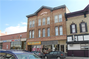 427-431 E MILL ST, a Italianate meeting hall, built in Plymouth, Wisconsin in 1877.