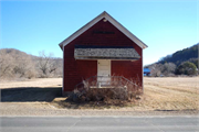 E7022 County Road P, a Front Gabled school-one to six room, built in Christiana, Wisconsin in 1896.