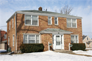 700 - 702 SCOTT AVE, a Colonial Revival/Georgian Revival duplex/two-flat, built in Waukesha, Wisconsin in 1943.