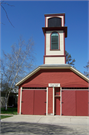 717 JOHN ADAMS ST, a Front Gabled fire house, built in Sauk City, Wisconsin in 1862.