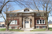 508 VERNAL AVE, a Neoclassical/Beaux Arts meeting hall, built in Milton, Wisconsin in 1917.