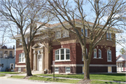 508 VERNAL AVE, a Neoclassical/Beaux Arts meeting hall, built in Milton, Wisconsin in 1917.